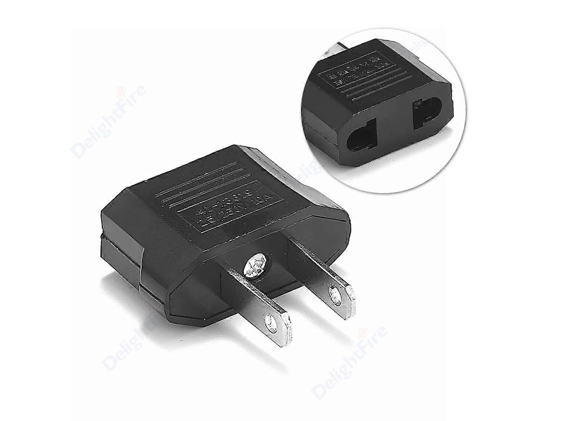 Adaptador De Tomada Eua Au Ue, Tomada Elétrica Europeia, Adaptador De Viagem Eua Para Ue, Conversor De Tomada, Adaptador De Energia Hengjian
