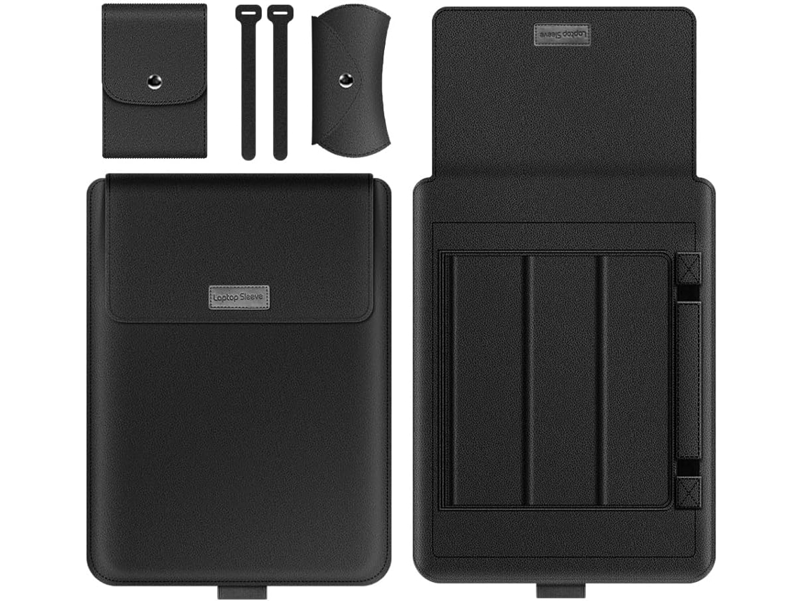 Capa Flip Resistente HEXINYIGJLY para Surface Pro 11/10/9/8, com porta caneta, teclados compatíveis cinza | HEXINYIGJLY