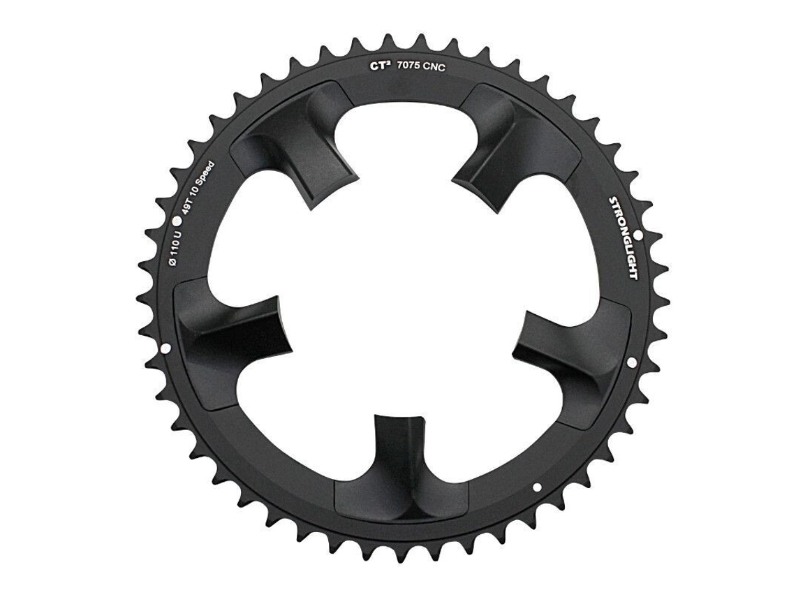 Tabuleiro de estrada com 5 raios STRONGLIGHT Shimano Ultegra 6750 Ct2
