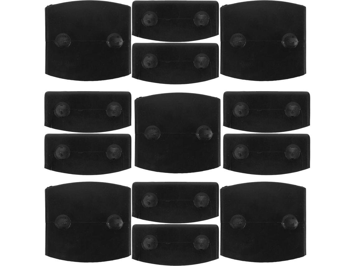 Conjunto De 36 Peças Suportes Plástico Para Ripas Cama, Com Fivelas Simples E Duplas, Largura Interna De 57mm