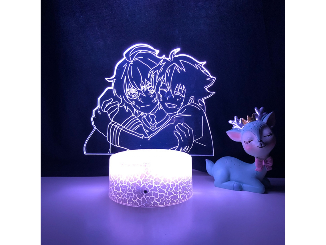 Enfeite Decorativo, Tema De Anime, Comando Remoto, Sensor De Movimento, Visual 3d, Para Casa, Mesa, Festas E Composição De Ambientes Sazonais