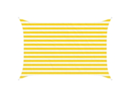 Conjunto 1 Sombra Externa Vidaxl Amarelo Poliéster