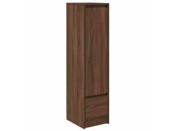 Aparador Alto Derivados de Madeira Carvalho Castanho MAISON EXCLUSIVE (29,5x34x119,5 cm)