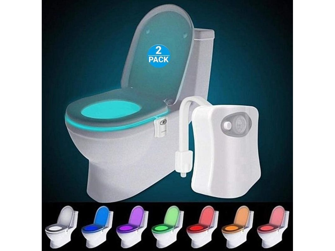 2026 luz Noturna para Vaso Sanitário 2 Pack, Sensor de Movimento Led, para Adultos e Crianças
