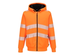Sweatshirt De Alta Visibilidade Inverno Com Zíper | Trabalho Frio Naranja / Xl