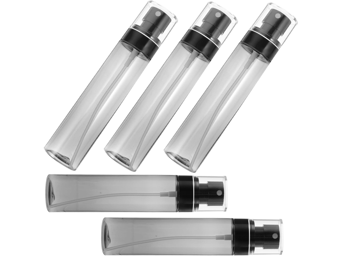 Conjunto De 5 Frascos Reutilizáveis Para Perfume, Ideais Para Amostras De Loção Ou Maquiagem.