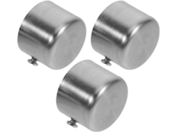 Conjunto De 3 Ponteiras Metálicas Para Varão De Cortina, Em Liga Metálica Impermeável, Para Decoração De Salas De Estar Conjunto De 3 P
