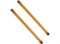Tubo De Conexão De Parede Em Metal Dourado, Rosca Dupla M10, Fácil De Instalar.