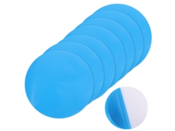 Kit com 20 Remendos Adesivos de Pvc para Barcos e Boias Infláveis. Reparo Rápido e Resistente para Rasgos.