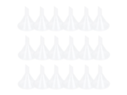 Conjunto De 100-mini Ferramentas Dispensadoras Plástico Transparente Para Enchimento Frascos Perfume E Óleo Essencial