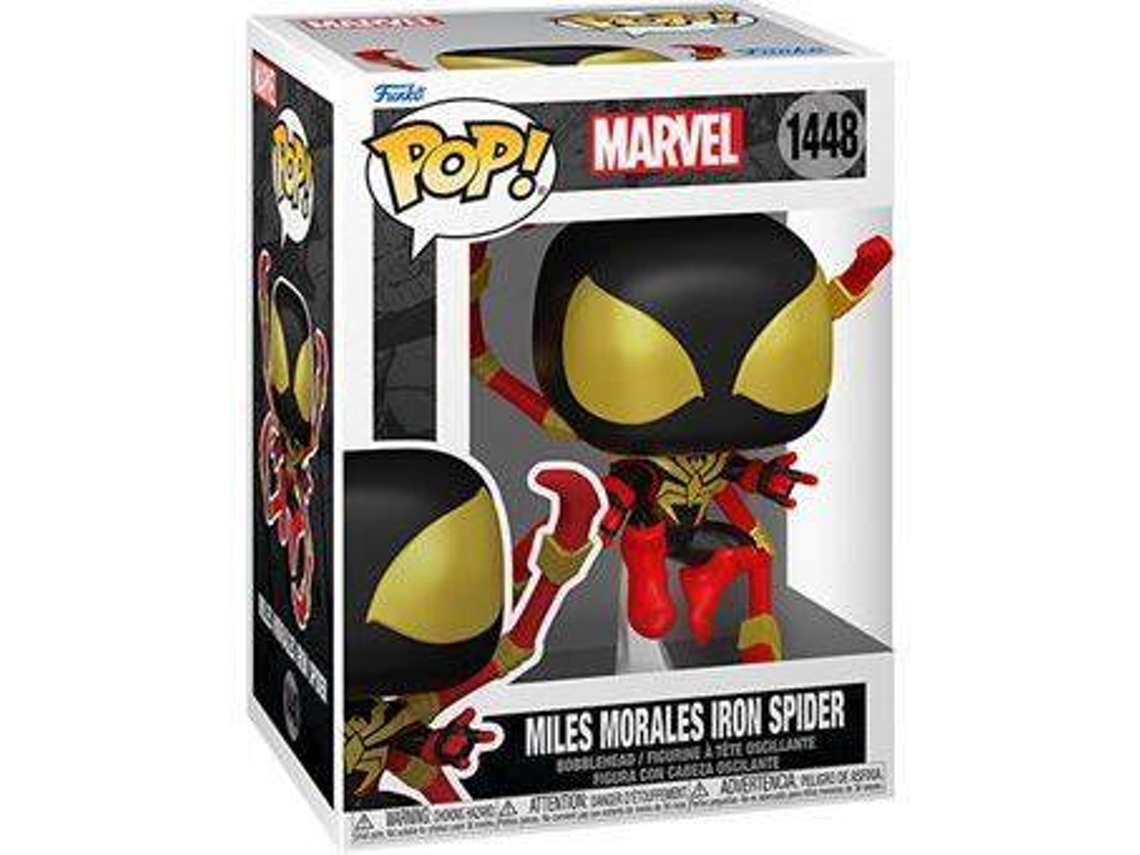 Figura FUNKO Pop! Marvel Spider-Man: Miles Morales Iron Spider (Possível Chase)
