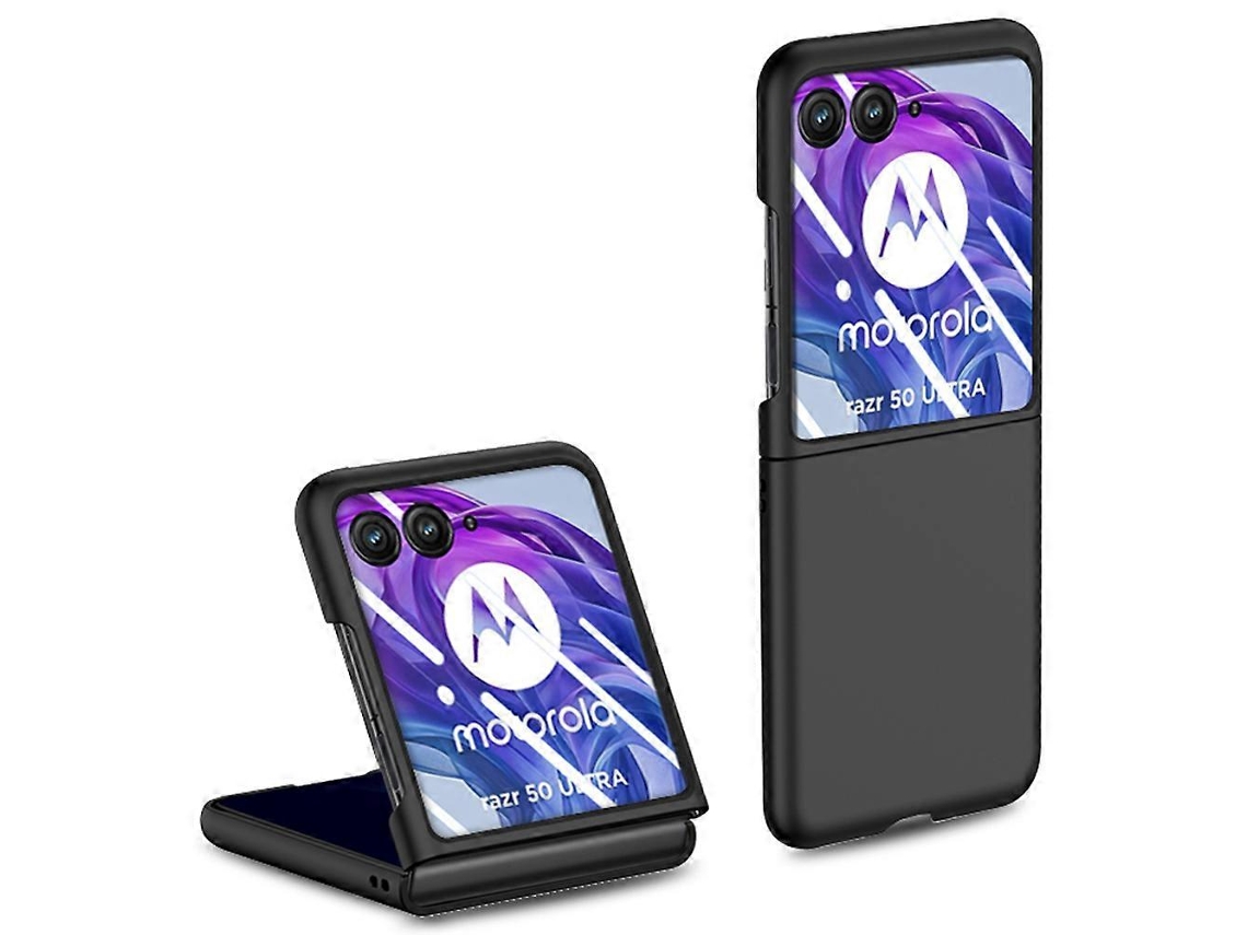Compre Capa Protetora De Tela Traseira Preta Para Motorola Razr 50 Ultra 5g Com Capa Protetora De Tela Sensível Ao Toque