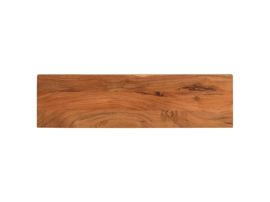 Vidaxl Tampo De Mesa Retangular 100x20x3,8 Cm Madeira De Acácia Maciça