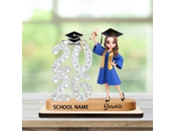 Placa Decorativa Personalizada De Madeira Com Mãe Segurando As Mãos Dos Filhos, Impressão 2d Personalizada