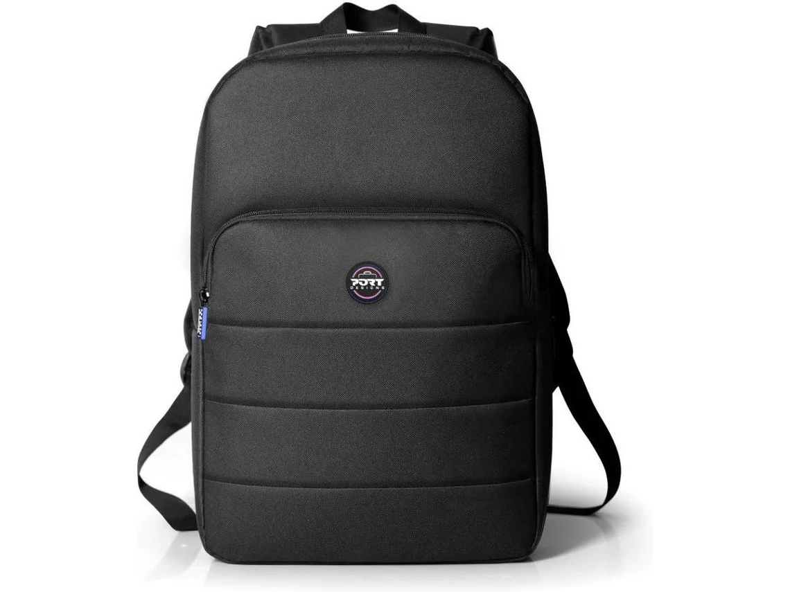 Mochila para Portátil PORT DESIGNS Portland II Eco  (15.6'' - Preto)