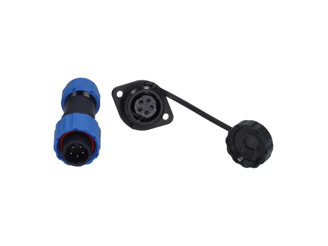 Conector Aéreo Flangeado Ip68 5 Pinos S/MARCA