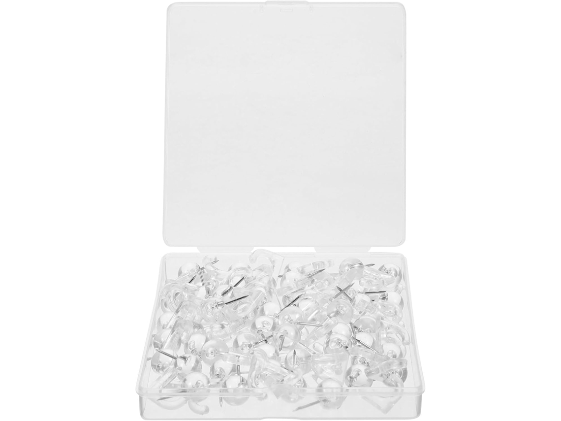 Ultechnovo 50-tachinhas De Parede Em Plástico E Aço Para Pendurar Quadros Objetos Pequenos, Práticas E Resistentes