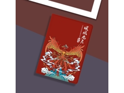 Capa Para Ipad 5/6 9,7 T114 Phoenix Dance Nine Heavens Bookshelf Regular Tudo Em Um