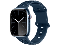 Bracelete Para Apple Watch 42/44/45/46/49mm Azul Escuro Cuich
