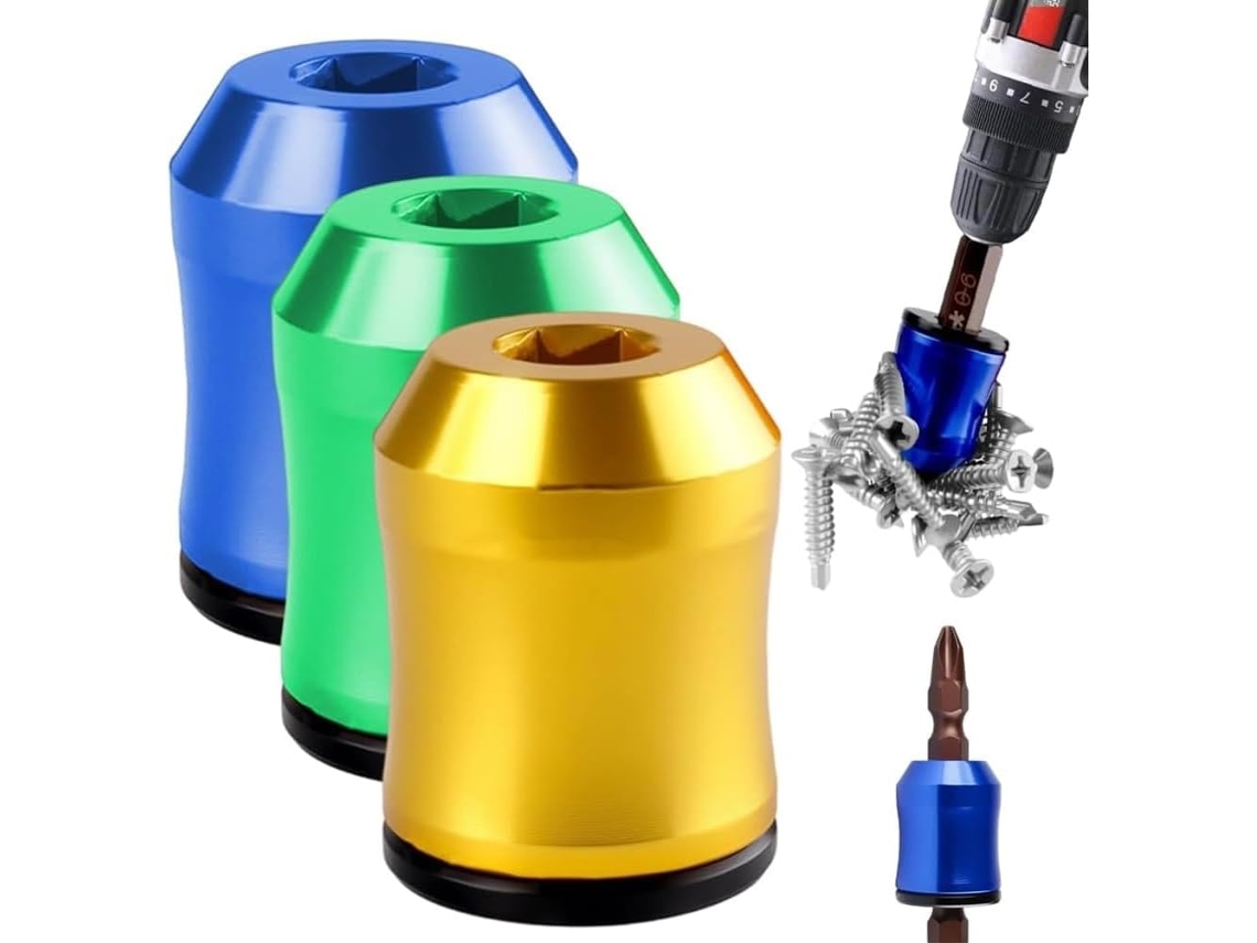 Anel Magnético Para Cabeça De Chave Fenda, Ferramenta Universal De Magnetização Para Parafusos Sextavados E Bits Impacto