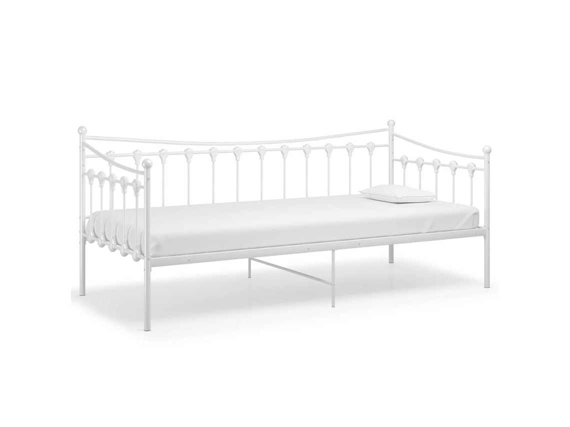 Sofa Bed Frame, Sofa Bed Frames Vidaxl Branco Metal (n/a)