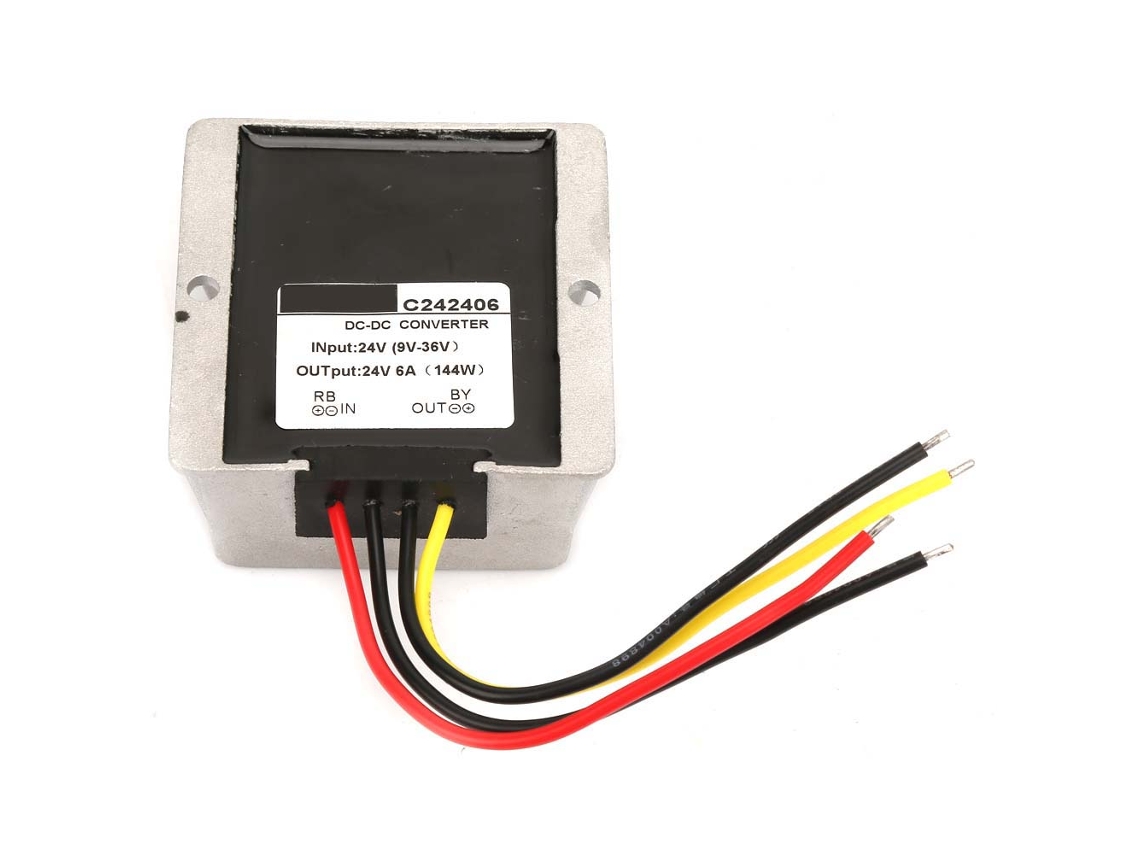 Módulo Regulador De Voltaje Auto Step Up/down Conversor Boost/buck 9-36v Para 24v (6a)