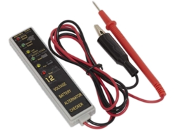 Testador De Bateria/alternador Ak400 12v Com Led