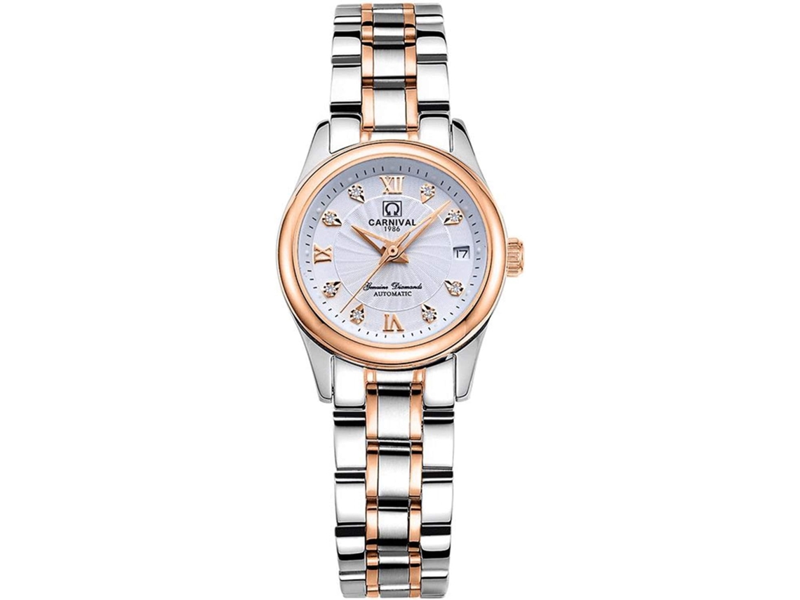Relógio Feminino Gusshious Automático Aço Inoxidável À Prova Dágua-ouro