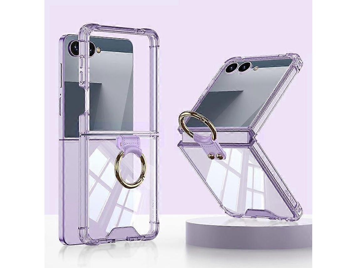 Capa Para Celular Gkk Com Airbag E Anel Para Samsung Galaxy Z Flip7 5g