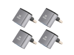 2026zentro-adaptador Usb C Para Usb Ângulo De 90 Graus 10gbps 4pcs Para Celular E Laptop