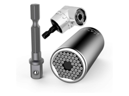 Chave Universal 7 19mm com Adaptador de Parafuso 105°