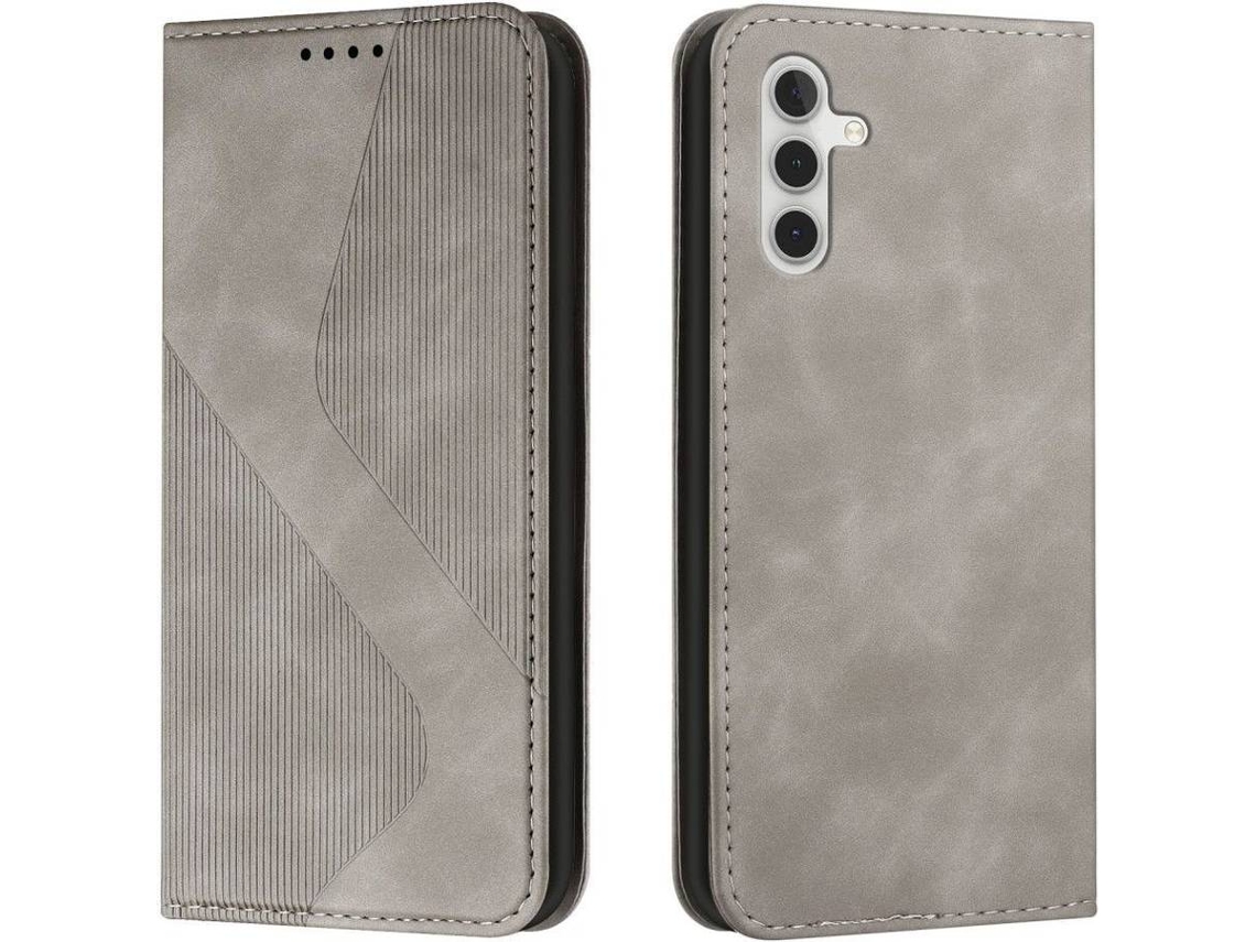 Capa Samsung Galaxy A13 5G  HFS-HOUSE Carteira Cinzento