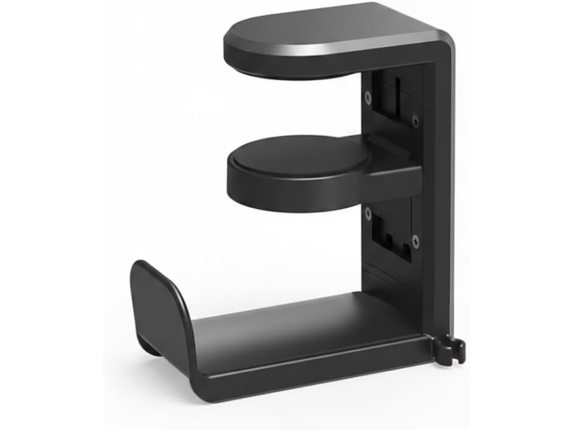 Gancho Para Fones De Ouvido, Suporte Para Fones De Ouvido, Gancho De Mesa Giratório 360° Com Gerenciamento Cabos