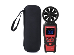Anemômetro Digital De Mão St6816 Lcd Medidor De Velocidade Do Vento E Temperatura