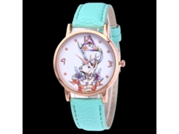 Reloj De Pulsera Analógico De Cuarzo Para Mujer Y Hombre Con Dial Redondo Zhoulianfa