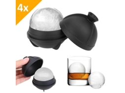 6 moldes de gelo de silicone de 6 cm, à prova de vazamento, para coquetéis ZYBLSSBB