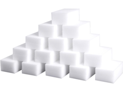 Pacote Com 100 Esponjas De Limpeza Resistentes Para Superfícies (sem Esponjas Soltas).