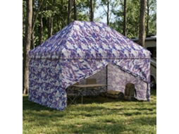 Vidaxl Gazebo Pop-up Com 4 Lateral 2,95 X 4,1 M Camuflagem Azul