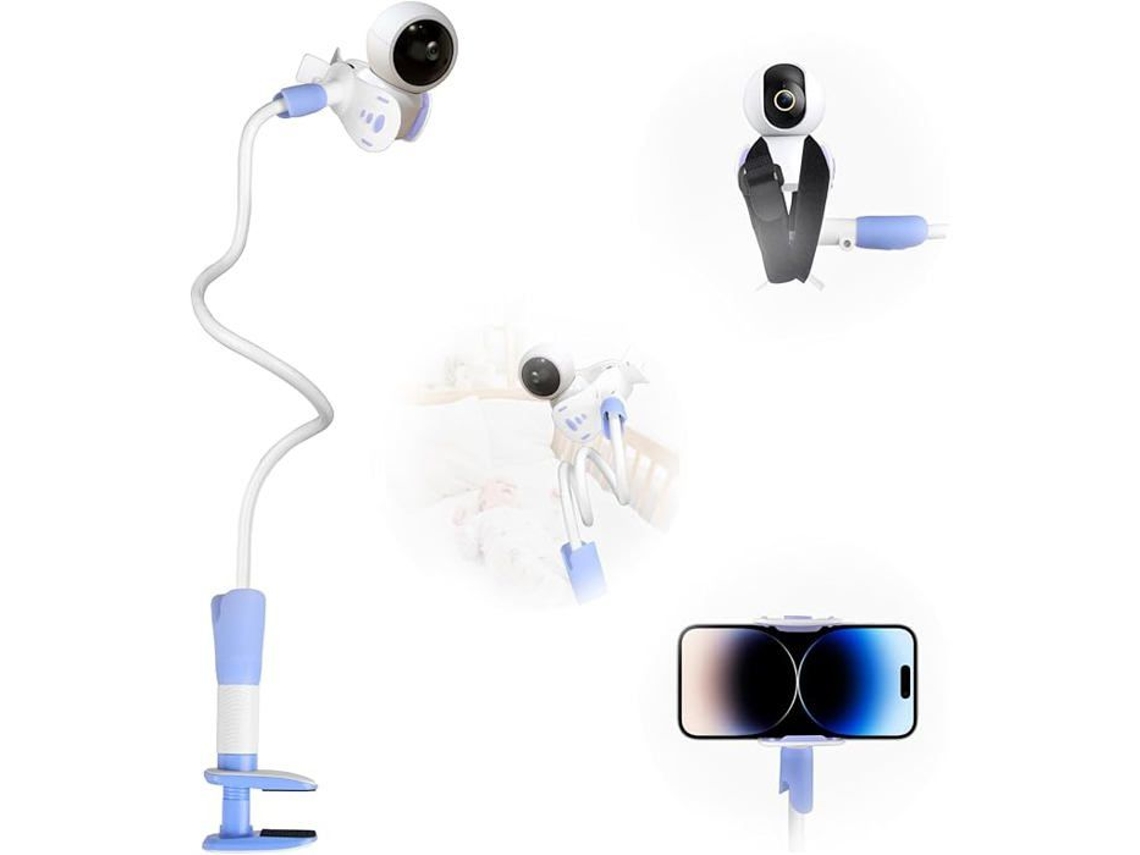 Suporte Universal Ajustável para Babá Eletrônica, Rotação 360° AQUAFORGE