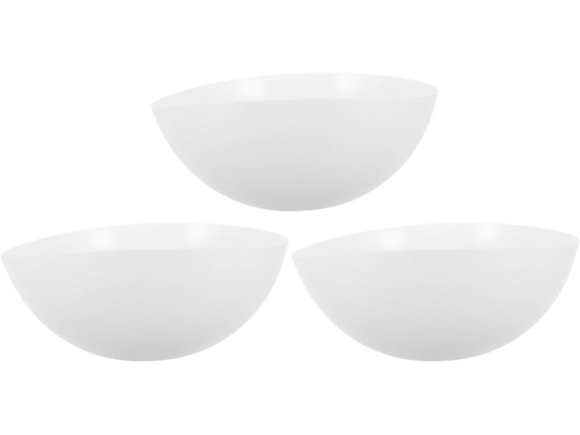 Abajures Brancos Em Formato De Cogumelo, 42 Mm De Diâmetro, Conjunto De 3 Peças, Substitutos Para Lu Gokoco