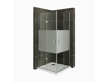Cabine de Duche MOMENTS OF GLASS Matilde Dk13 (Vidro Temperado - Fosco - 95x75x 180 cm)