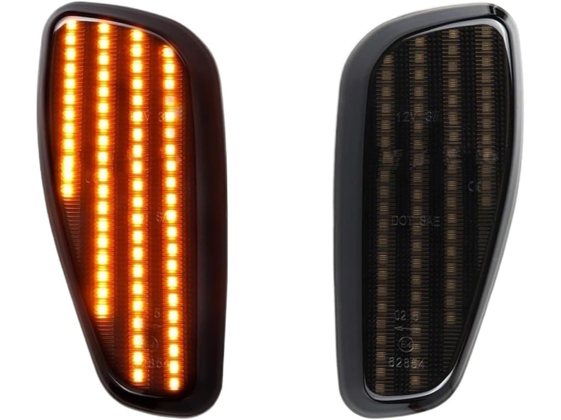 Piscas De Led 2 Peças, Luz De Posição Lateral Led, Repetidor De Pisca Para Jeep Renegade 2014-2021bu Piscas Dinâmicos