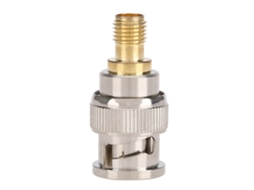 Adaptador Rf Conversão Bnc Macho Para Sma Fêmea