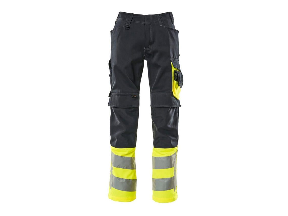 Calças Grandes Com Bolsos Para Joelheiras Safe Supreme 15679 Cinzento 60 / 32 MASCOT