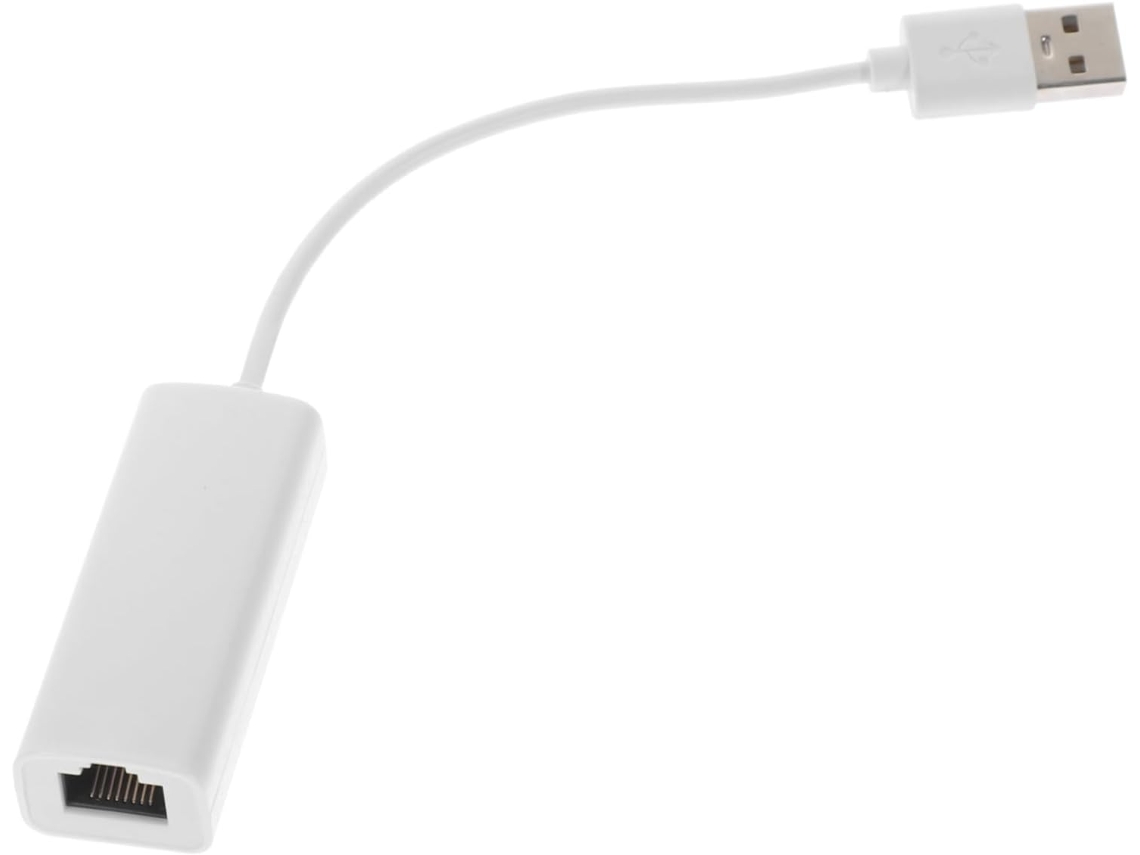Ethernet Usb 2.0 Rj-45 10/100mbps Abs Branco - Não Requer Driver