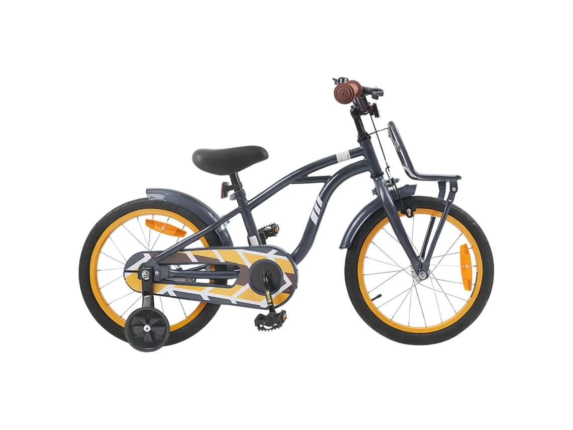 Vidaxl Bicicleta Infantil 16 Polegadas Para Crianças De 4 A 6 Anos