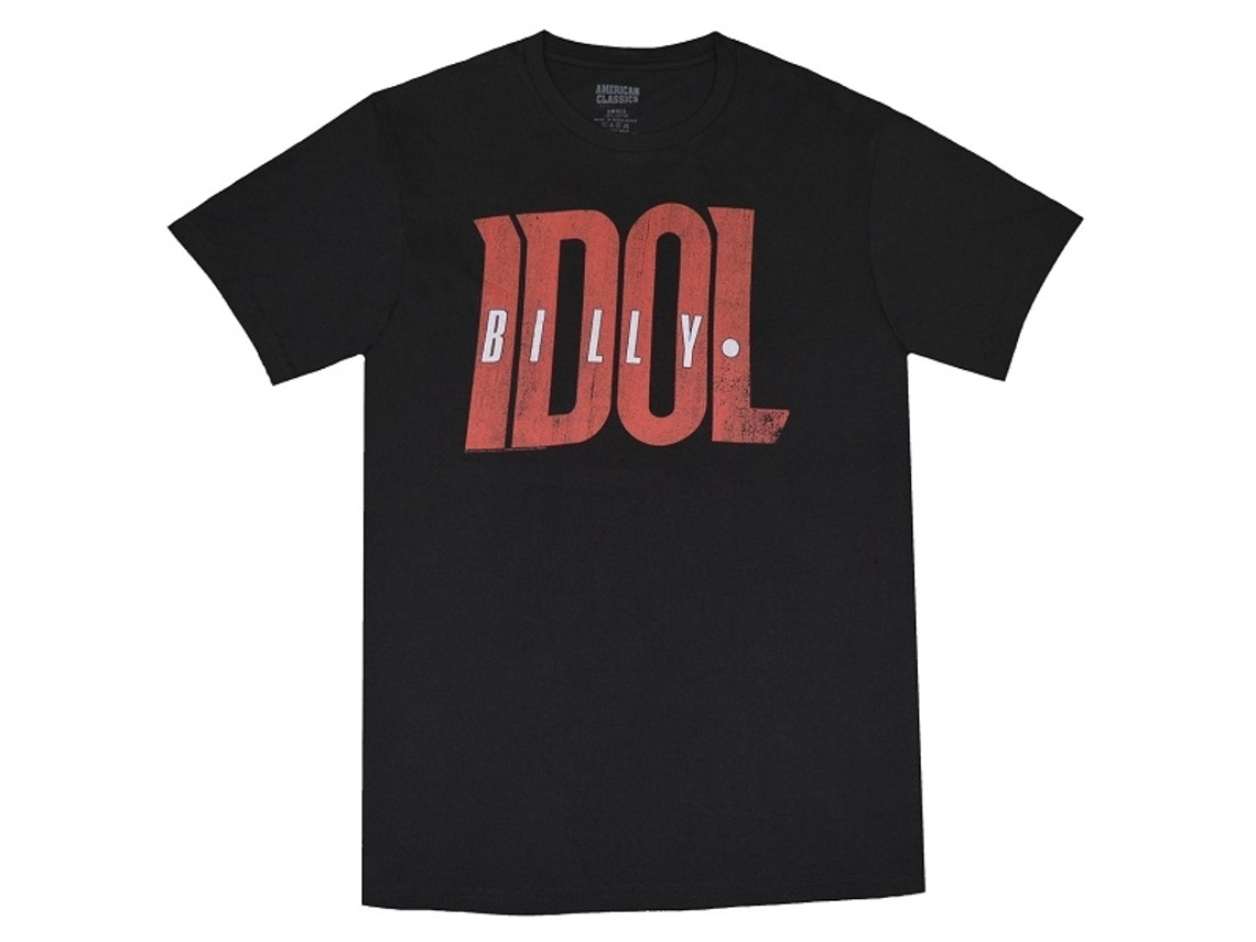 Billy Idol Logo T-shirt Unisex Adults Size:xxl
