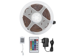 2026 tira Led de 5m 60 Leds/m Rgb2835smd Suave Dc12v com Controle Remoto