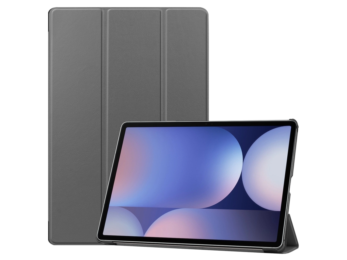 Capa Para Samsung Galaxy Tab S9fe Plus 12.4 Cinza Veanxin