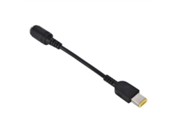 Adaptador De Carregador Ca Para Lenovo, Conversor De Porta Redonda Para Quadrada Luz Dourada